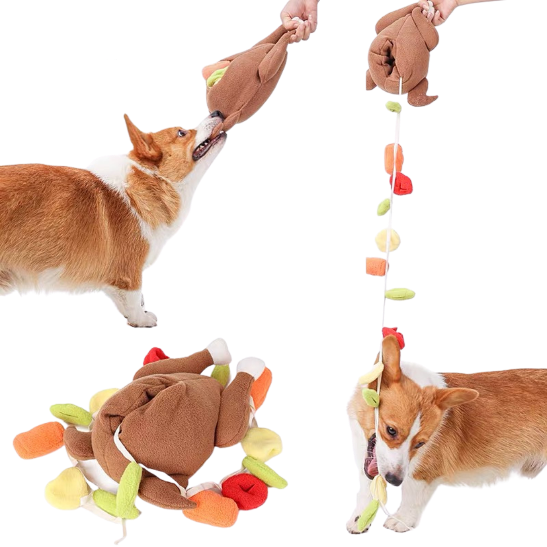 Dog Stimulation Toy Thanksgiving Turkey 