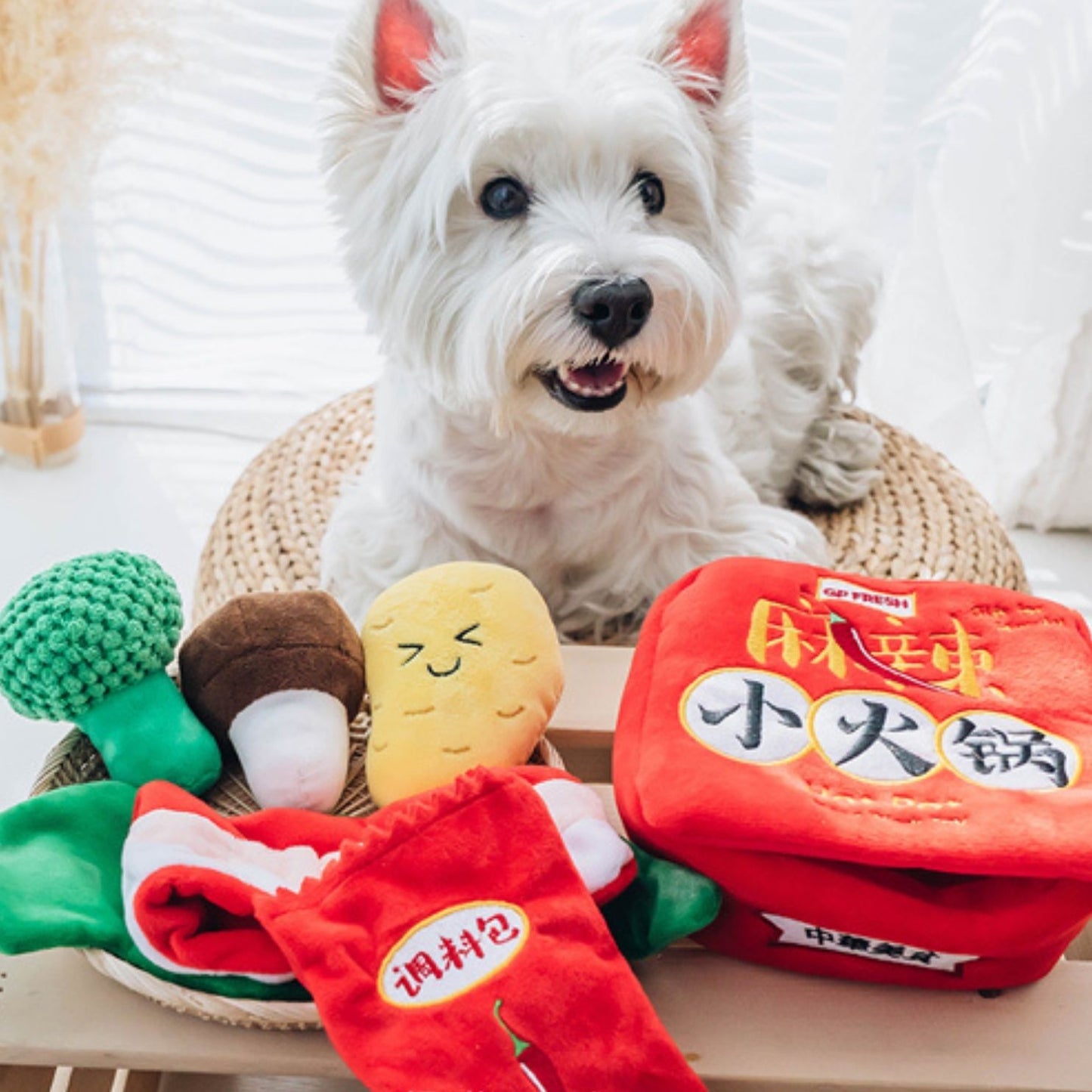 Handmade Sushi Snuffle Dog Toy. Dog Toys, Snuffle Mat, Interactive